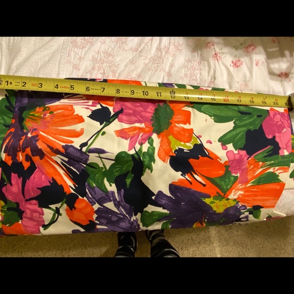 Excellent condition 💕 J Crew floral skirt Sz0 - Picture 8 of 8